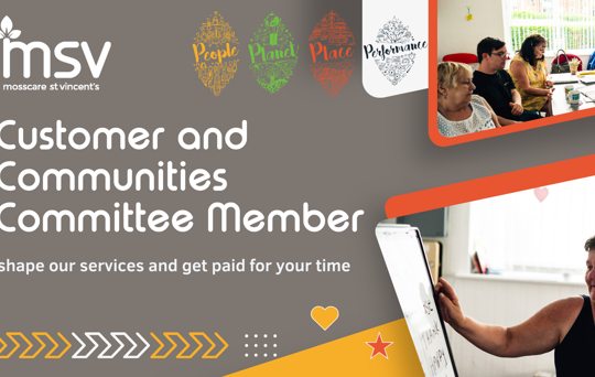 Join our Customer and Communities Committee