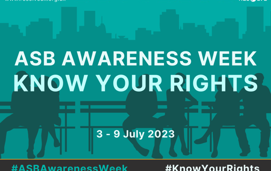 Anti Social Behaviour Awareness Week - Know Your Rights!