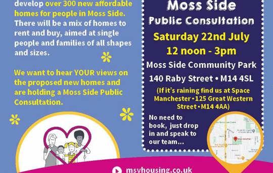 Moss Side Public Consultation Event